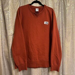 The North Face Heritage Patch Crew Fall Sweatshirt Men's XL Brandy Brown